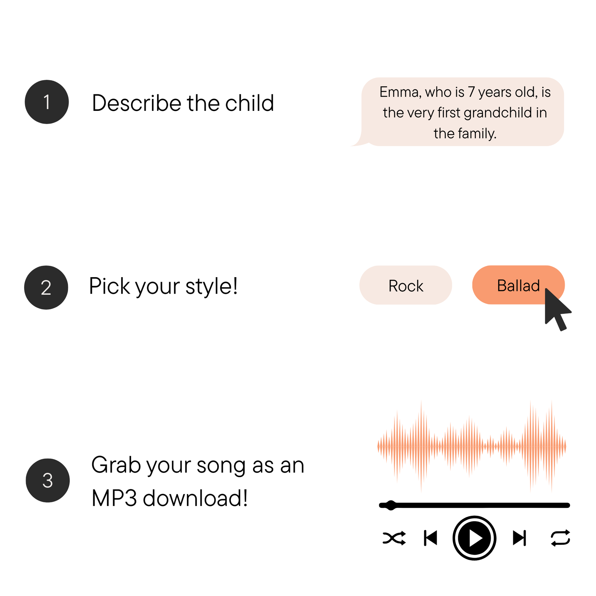 Personalized Children's Song